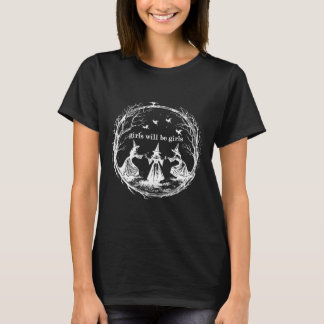 T-shirt Girls Sera Filles Sorcière Witchy Saison Éffrayant