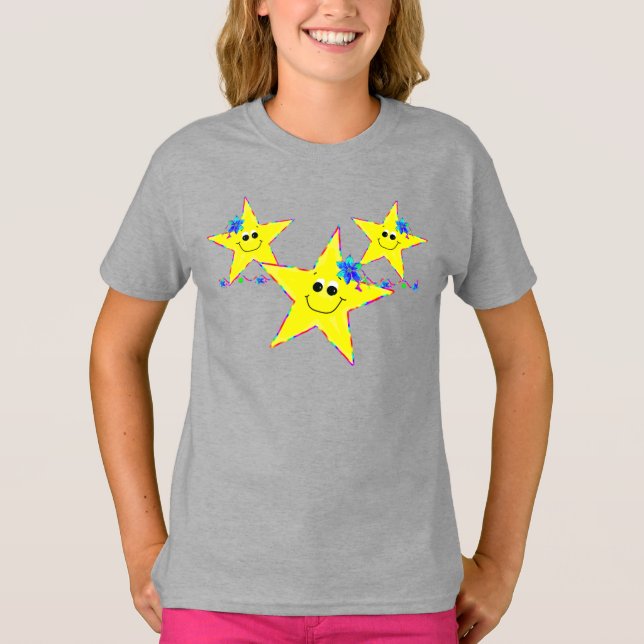 T-shirt Girl's Stars (Devant)