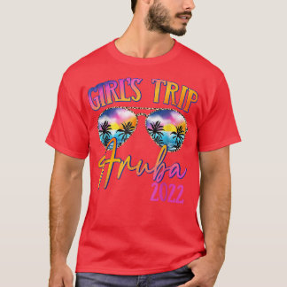 T-shirt Girls Trip Aruba 2022 Sunglasses Summer Matching G