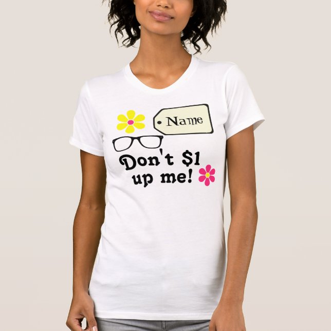 T-shirt Girly personnalisable de concurrent (Devant)