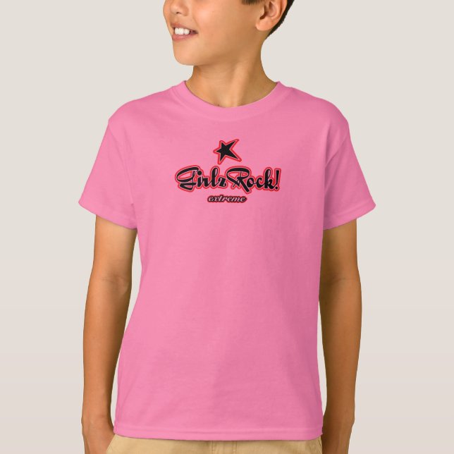 T-shirt GirlzRock ! Jeunesse extrême (Devant)