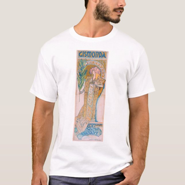 T-shirt Gismonda, Sarah Bernhardt, Mucha (Devant)