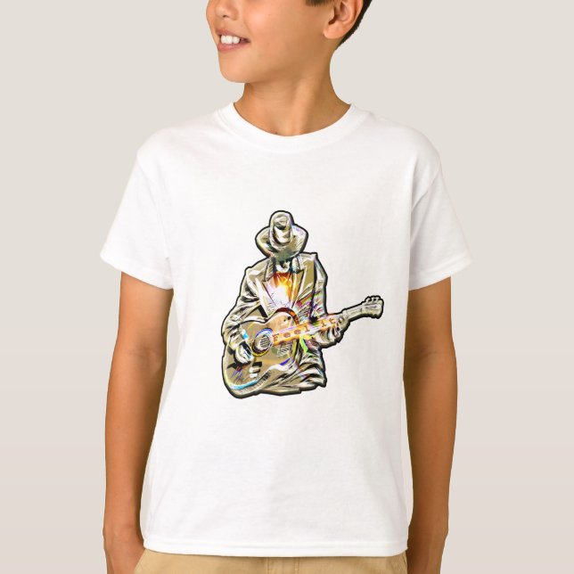 T-shirt Gitarren Blues Mann - Sentez-le (Devant)