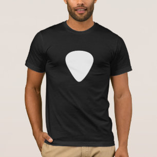 T - Shirt Gitarreplectrum-(Auswahl) (weiße