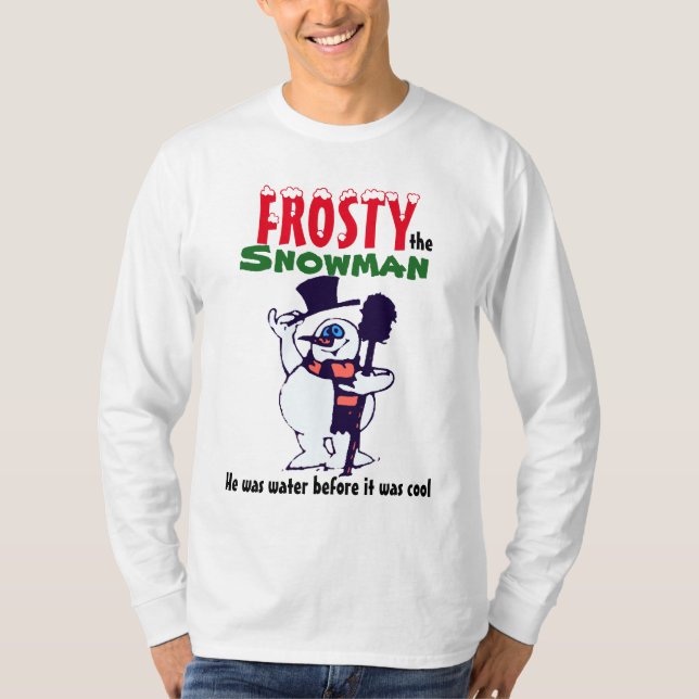 T-shirt Givré le chandail de bonhomme de neige (Devant)
