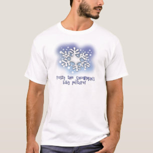 T-shirt Givré les images du bébé du bonhomme de neige