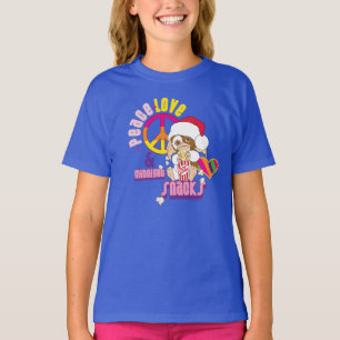 T-shirt Gizmo Peace Love & Midnight Snacks