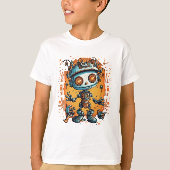 T-shirt Gizmo robot mignon (Devant)