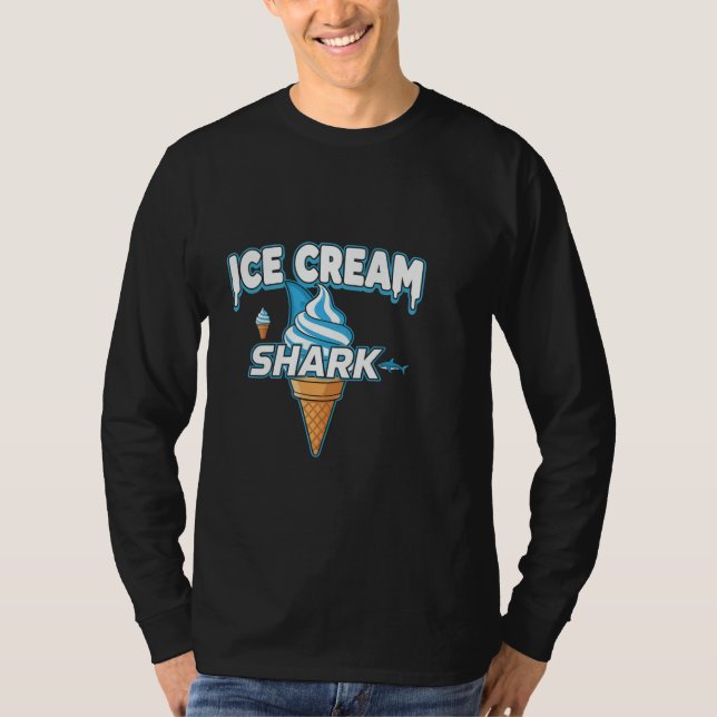 T-SHIRT GLACE À L'EAU REQUIN- (Devant)