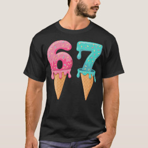 T-shirt Glace Baseball Drip 67 Mode Baseball 101
