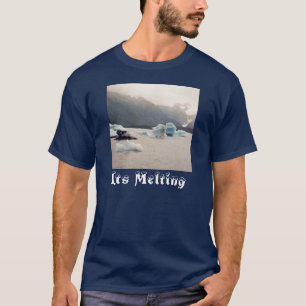 T-shirt Glace bleue