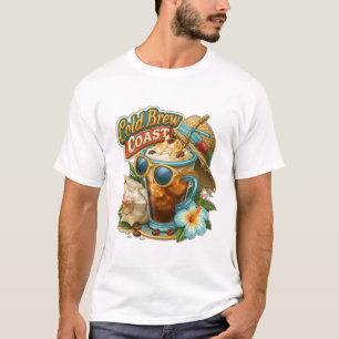 T-shirt Glace Brew Coast Plage Café Glacé