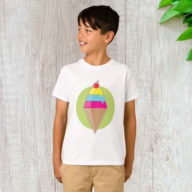 T-shirt Glace colorée (Créateur téléchargé)