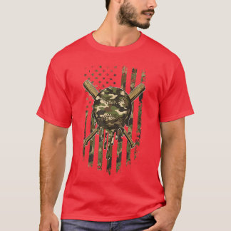 T-shirt Glace Crème Baseball Drip pour Garçons Camo Drapea