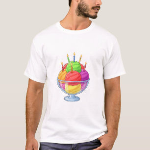 T-shirt Glace d'anniversaire