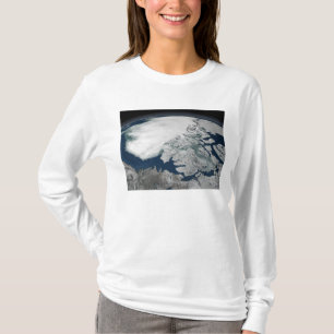 T-shirt Glace de mer arctique au-dessus de l'Amérique du