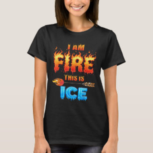 T-shirt Glace Drôle C'Est Un Costume De Feu Halloween Fami