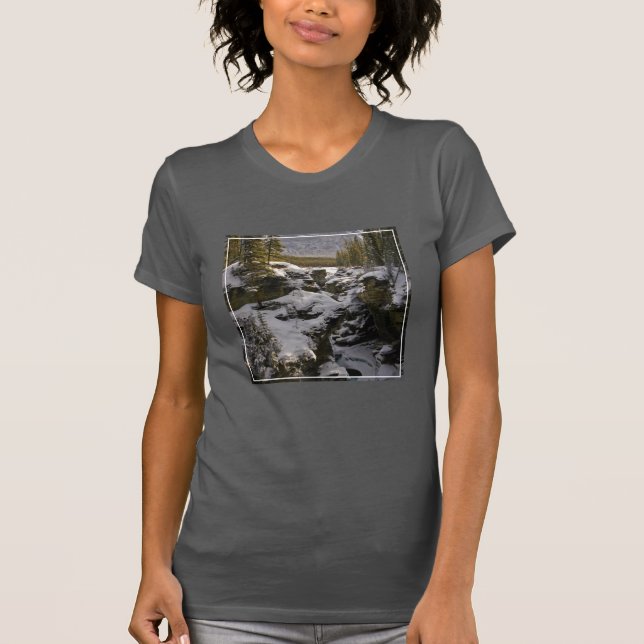 T-shirt Glace et neige | Parc national Jasper Alberta, Can (Devant)