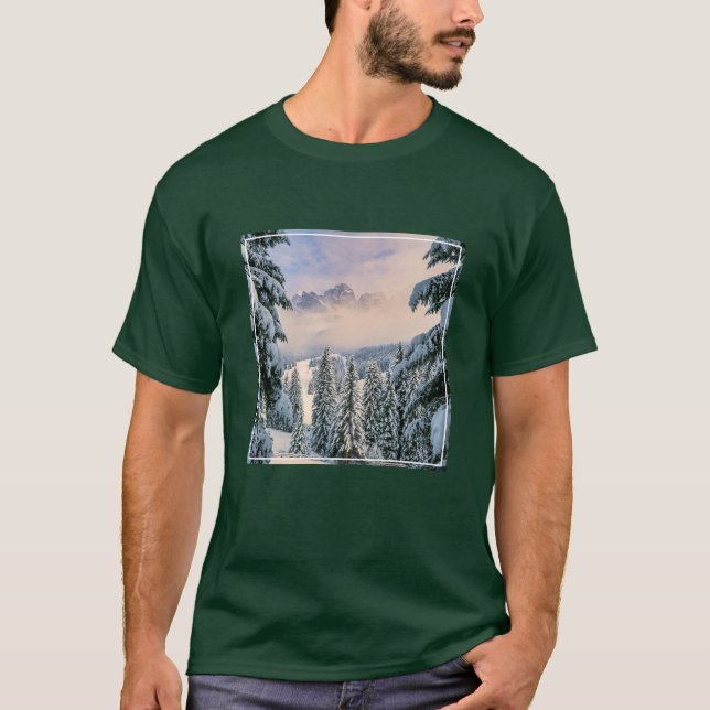 T-shirt Glace et neige | Rosengarten, Allemagne (Devant)
