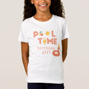 T-Shirt glace flamingo d'été anniversaire enfants fête de 