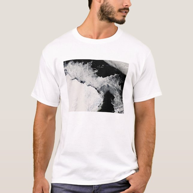 T-shirt Glace marine dans l'océan Austral (Devant)