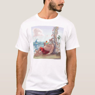 T-shirt glace père Noël de rasage