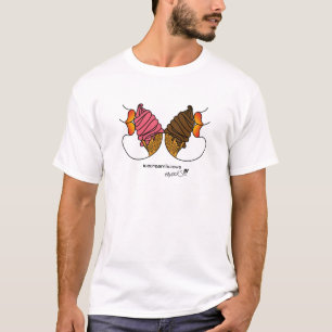 T-shirt glacial amlicious muackS Chocolat aux fraises