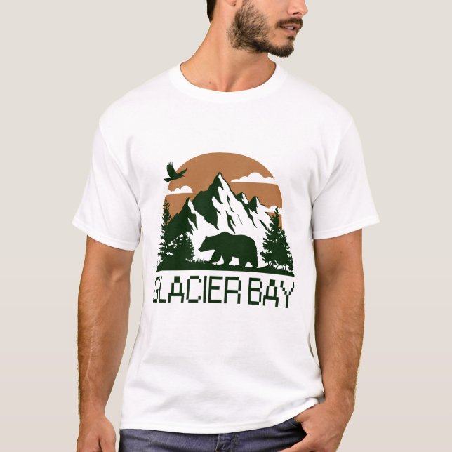 T-shirt Glacier Bay - Alaska (Devant)
