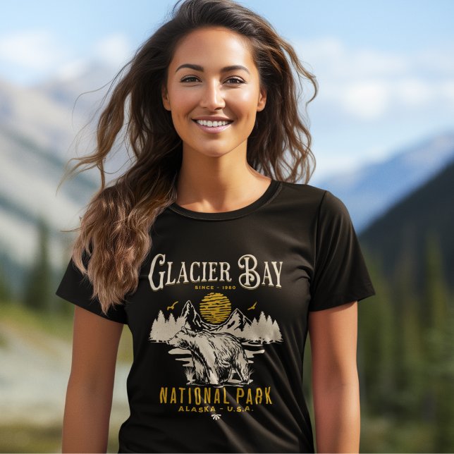 T-shirt Glacier Bay National Park Cute Forest Landscape (Créateur téléchargé)