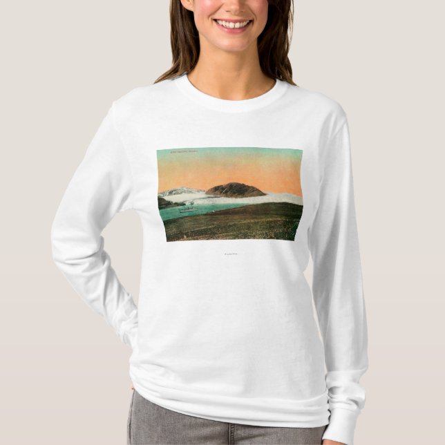T-shirt Glacier et icebergs de Muir en Alaska #2 (Devant)