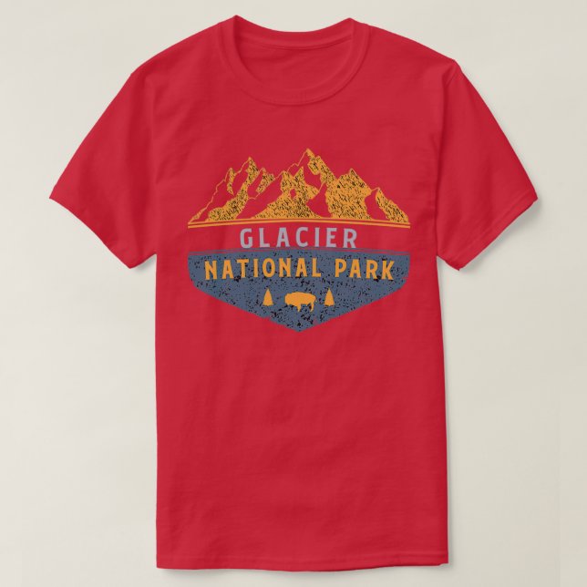 T-shirt Glacier National Park 3 (Design devant)