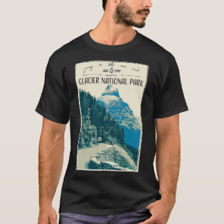 T-shirt Glacier National Park Going to the Sun Road