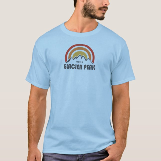 T-shirt Glacier Peak, Washington (Devant)