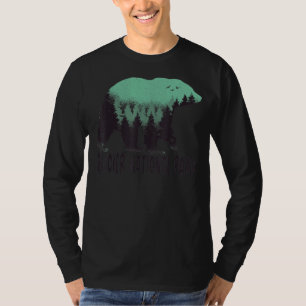 T-shirt Glacier Us National Park Bear Trees Montana Travel