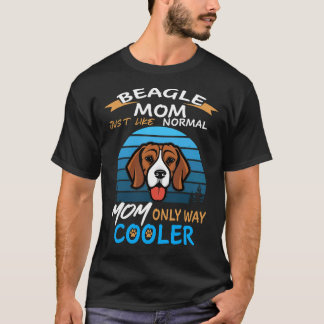 T-shirt Glacière de maman de 8 Beagle