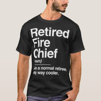 T-shirt Glacière en chef à la retraite Définition Normal u