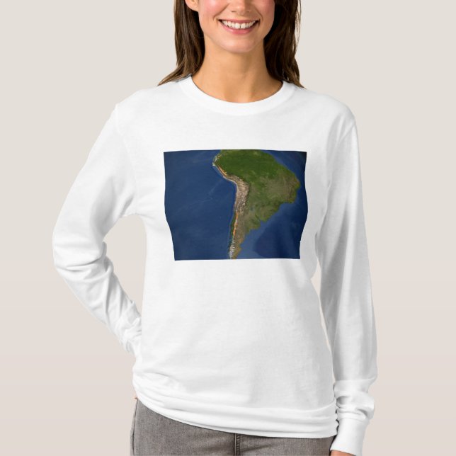 T-shirt Glaciers dans les régions d'Amérique du Sud (Devant)