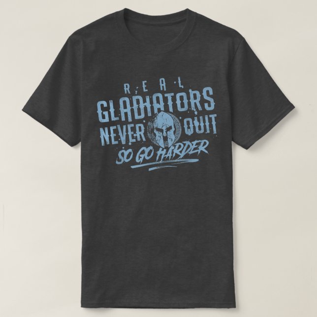 T-shirt Gladiator Motivation Gymnase Fitness Spart Mixed m (Design devant)