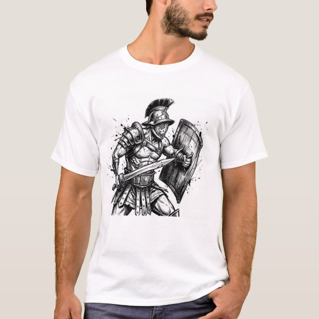 T-Shirt Gladiator Römer (Vorderseite)