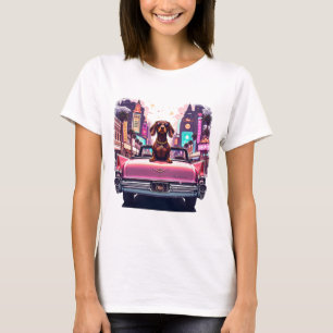 T-shirt Glam Chien à Las Vegas Drive