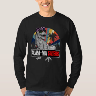 T-shirt Glam Masaurus Rex Dinosaur Glam Ma famille Saurus 