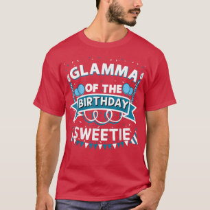 T-shirt Glamma De L'Anniversaire Sweetie Anniversaire Part