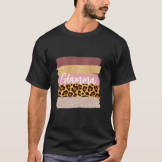 T-shirt Glamma Glam Ma Nana Leopard