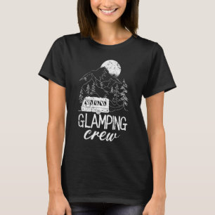 T-shirt Glamping Crew Camping de luxe Voyage Famille d'app