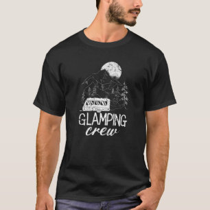 T-shirt Glamping Crew Camping de luxe Voyage Famille d'app