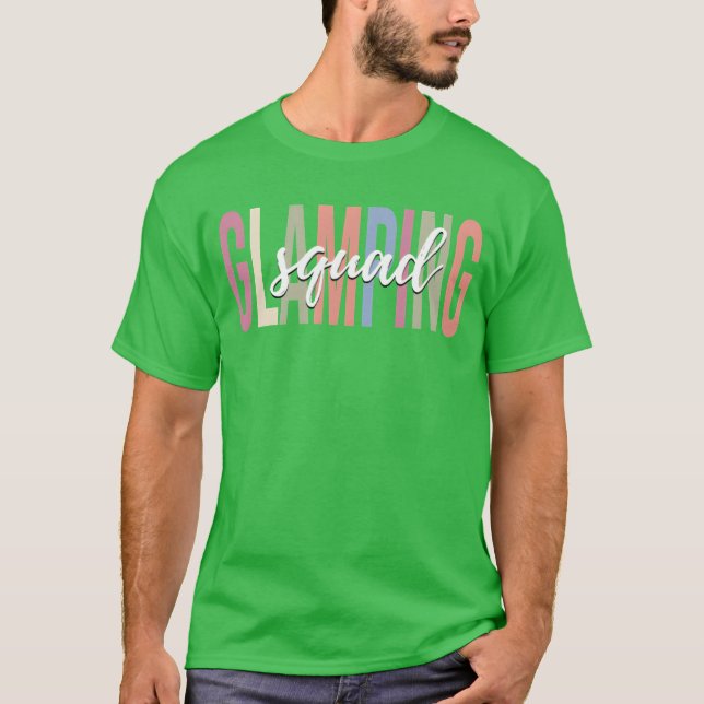 T-shirt Glamping Lovers Glampingeam Camping family (Devant)