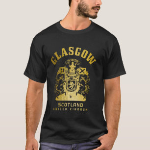 T-shirt Glasgow Scotland Royaume-Uni Vintage écossais