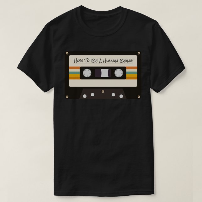 T-shirt Glass Animals - How To Be A Human Being cassette (Design devant)
