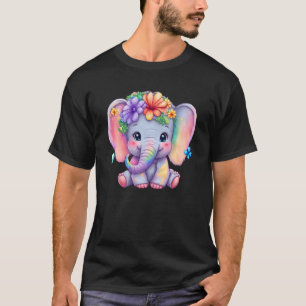 T-shirt Glass Elephant Ladie Save Elephant Kindness Femmes