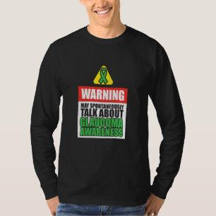 T-shirt Glaucoma Sensibilisation Survivor Winning Warrior